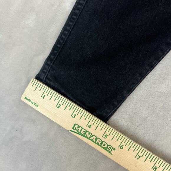 Spanx Jeans Womens Large Black Ankle Skinny Tummy Control Elastic Waist Pull On - Picture 5 of 13